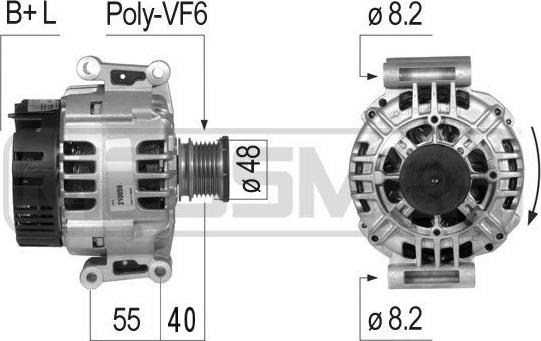 ERA 210059 - Alternator autospares.lv