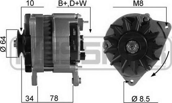 ERA 210055R - Alternator autospares.lv