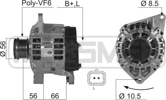 ERA 210053 - Alternator autospares.lv