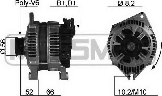 ERA 210069R - Alternator autospares.lv