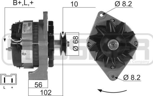 ERA 210009A - Alternator autospares.lv