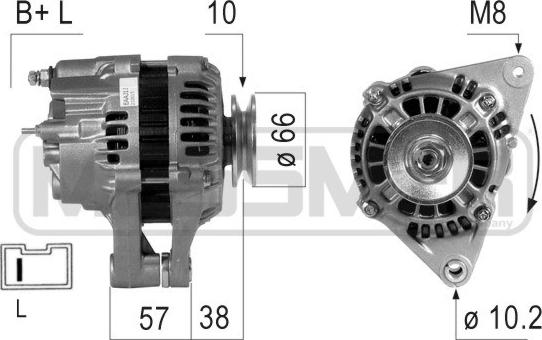 ERA 210015A - Alternator autospares.lv