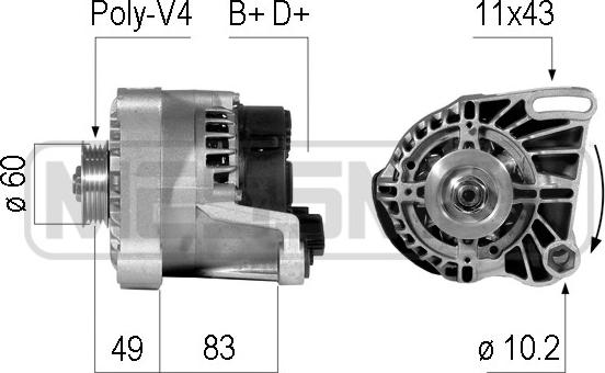 ERA 210086 - Alternator autospares.lv