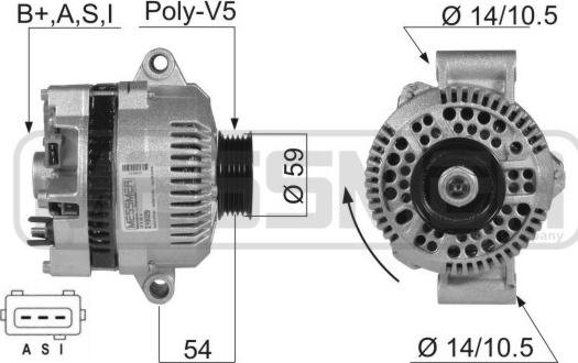 ERA 210029A - Alternator autospares.lv