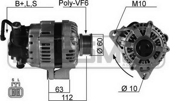 ERA 210024 - Alternator autospares.lv