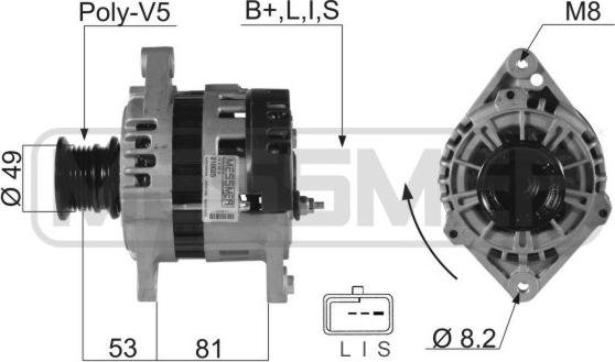 ERA 210025A - Alternator autospares.lv