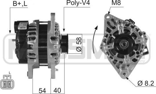 ERA 210022 - Alternator autospares.lv