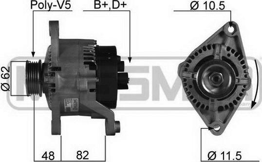 ERA 210079R - Alternator autospares.lv