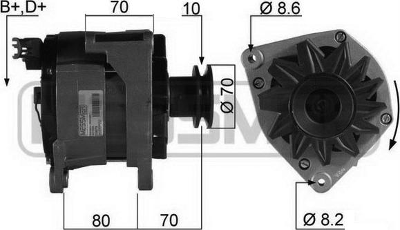 ERA 210078R - Alternator autospares.lv