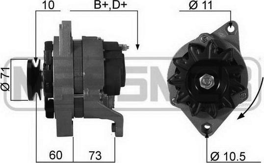 ERA 210190R - Alternator autospares.lv