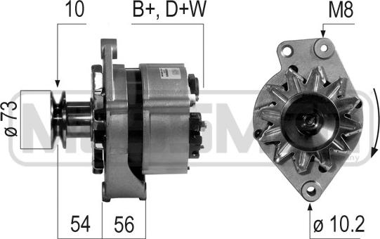 ERA 210141R - Alternator autospares.lv