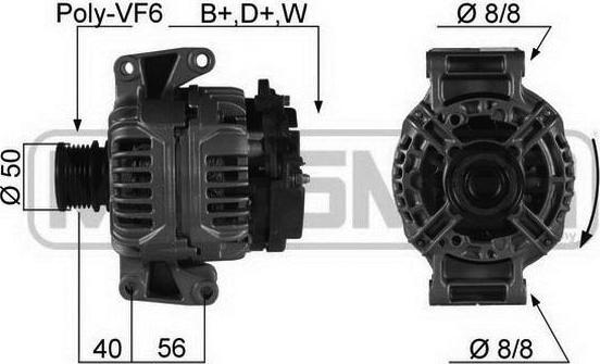 ERA 210147R - Alternator autospares.lv