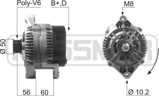 ERA 210165A - Alternator autospares.lv