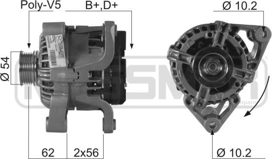 ERA 210162 - Alternator autospares.lv