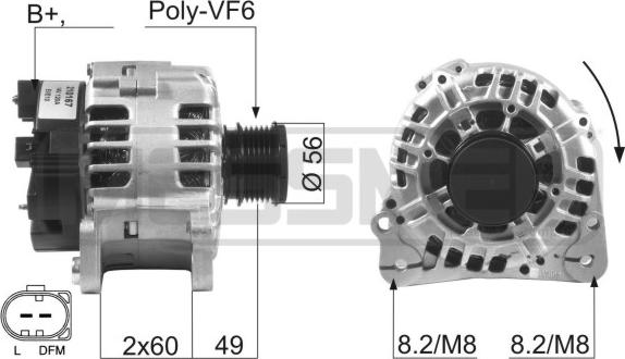 ERA 210167 - Alternator autospares.lv