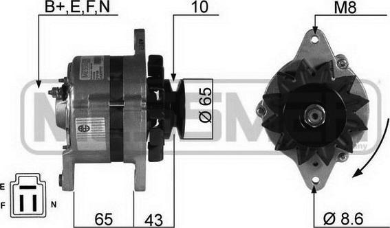 ERA 210109R - Alternator autospares.lv