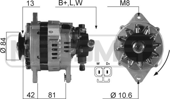 ERA 210103 - Alternator autospares.lv