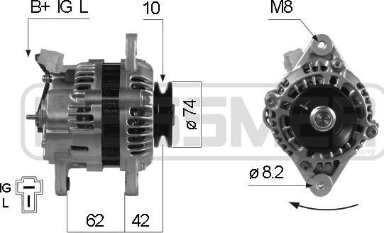 ERA 210107A - Alternator autospares.lv