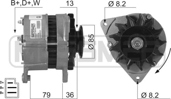 ERA 210188R - Alternator autospares.lv