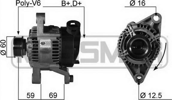 ERA 210132R - Alternator autospares.lv