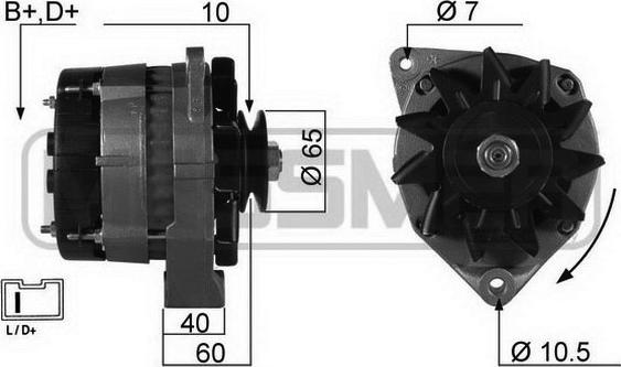 ERA 210137R - Alternator autospares.lv