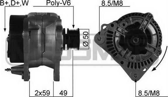 ERA 210120A - Alternator autospares.lv