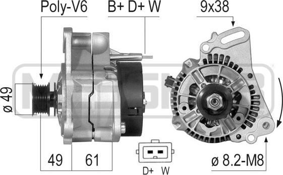 ERA 210121A - Alternator autospares.lv