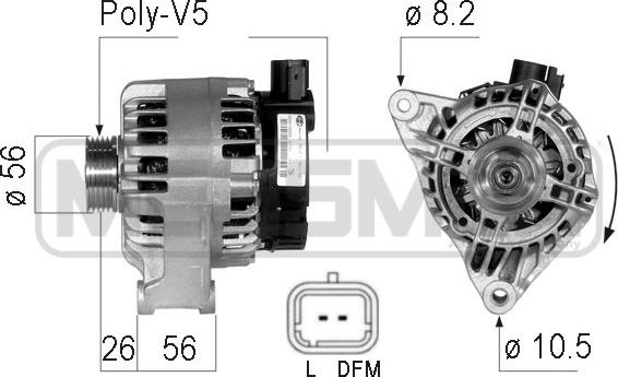 ERA 210123 - Alternator autospares.lv