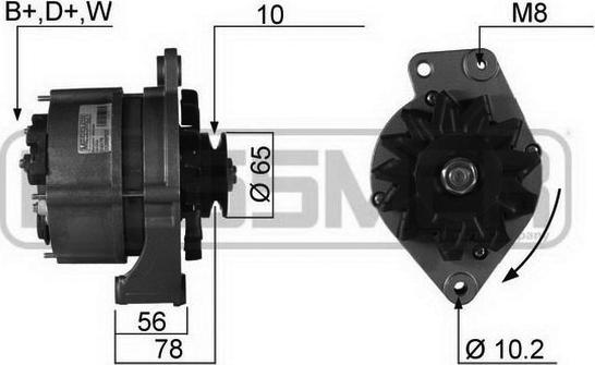 ERA 210176R - Alternator autospares.lv