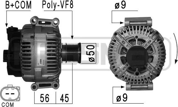 ERA 210899 - Alternator autospares.lv