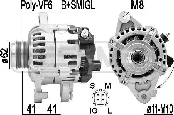 ERA 210896A - Alternator autospares.lv