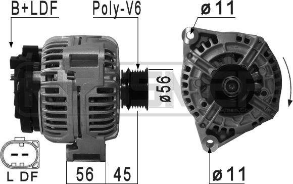 ERA 210891 - Alternator autospares.lv