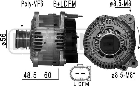 ERA 210898A - Alternator autospares.lv