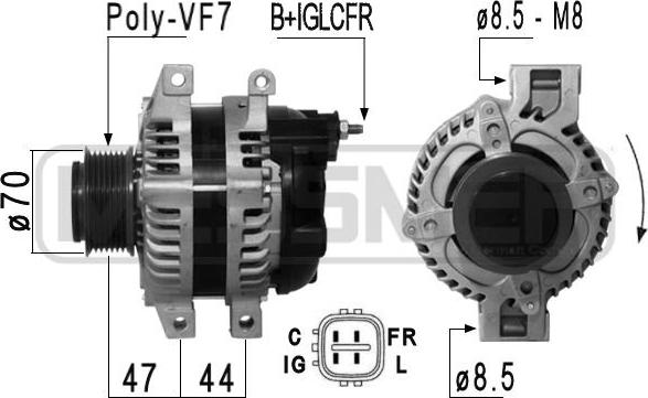 ERA 210844A - Alternator autospares.lv