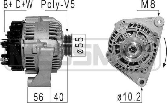 ERA 210848A - Alternator autospares.lv