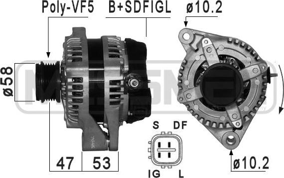 ERA 210859A - Alternator autospares.lv