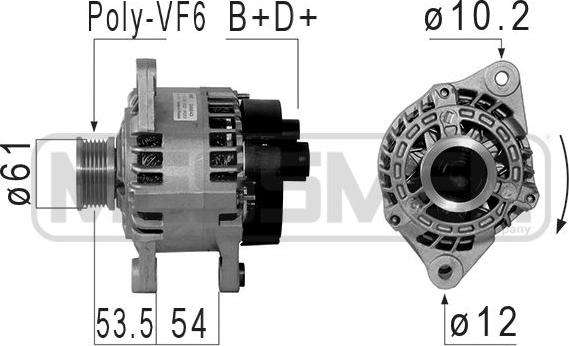 ERA 210853A - Alternator autospares.lv