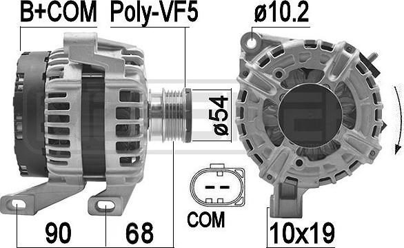 ERA 210852 - Alternator autospares.lv