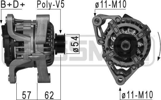 ERA 210866A - Alternator autospares.lv