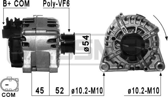 ERA 210860 - Alternator autospares.lv