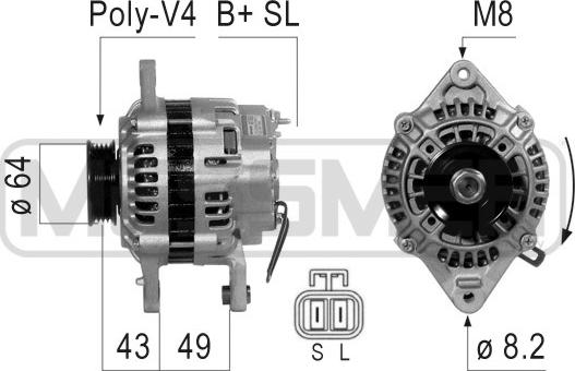 ERA 210804 - Alternator autospares.lv