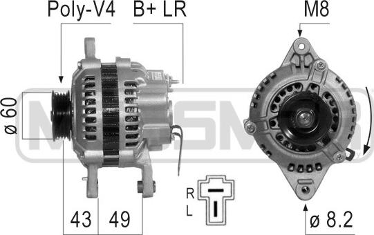 ERA 210805 - Alternator autospares.lv