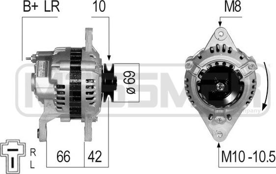 ERA 210802 - Alternator autospares.lv