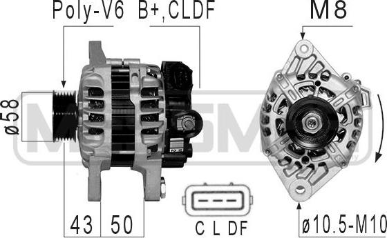 ERA 210819 - Alternator autospares.lv