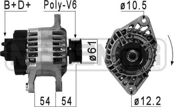 ERA 210884A - Alternator autospares.lv