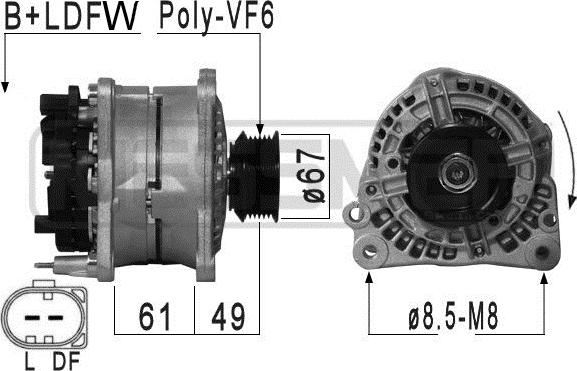 ERA 210880A - Alternator autospares.lv