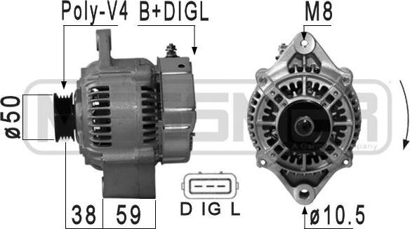 ERA 210888A - Alternator autospares.lv