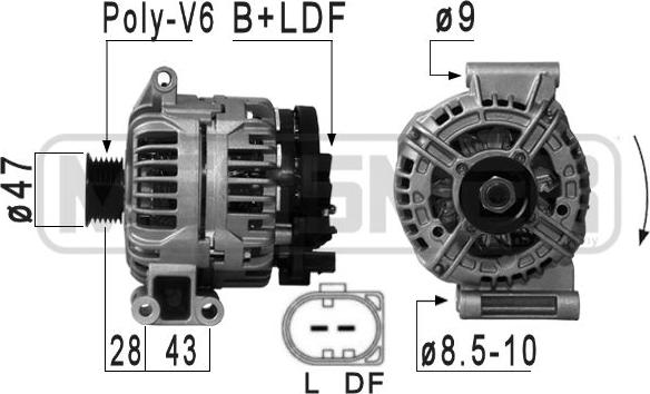 ERA 210887A - Alternator autospares.lv