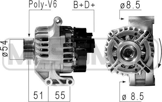 ERA 210839 - Alternator autospares.lv