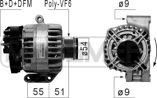 ERA 210833 - Alternator autospares.lv